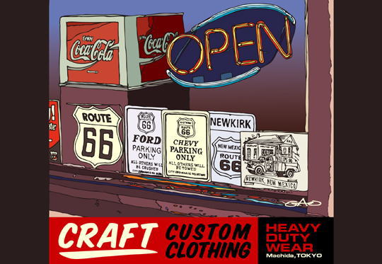 東京町田バイカーに嬉しいアメカジショップ・クラフト